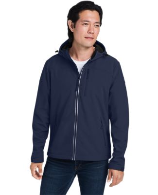 Nautica N17789 Wavestorm Hooded Soft Shell Jacket in Navy
