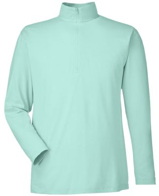 Nautica N17924 Saltwater Quarter-Zip Pullover in Cool mint