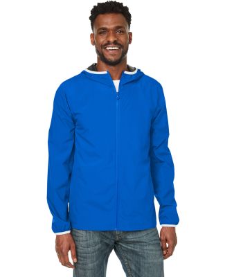 Nautica N17926 Stillwater Hooded Windbreaker in Royal
