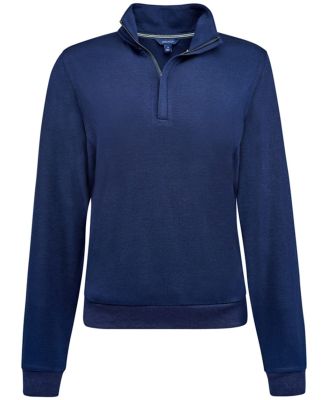 Nautica N18091 Women's Explorer Fleece Quarter-Zip in Navy