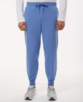 Jaanuu M20002 Osmo 8-Pocket Scrub Joggers in Ceil blue