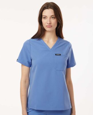 Jaanuu W10001 Women's Rhena Essential 1-Pocket Scr in Ceil blue