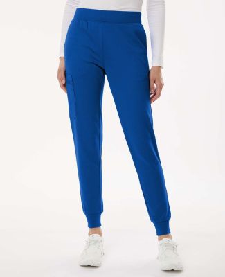 Jaanuu W40001 Women's Rubi Ultrasoft Scrub Joggers in Royal blue