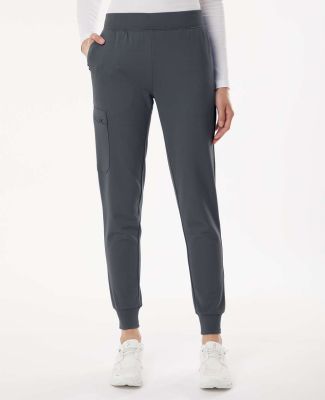 Jaanuu W40001P Women's Rubi Ultrasoft Scrub Jogger in Carbon grey