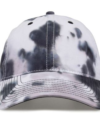 The Game Hats GB482 Tie-Dyed Twill Cap in Greyscale