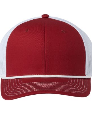 The Game Hats GB452R Everyday Rope Trucker Cap in Cardinal/ white