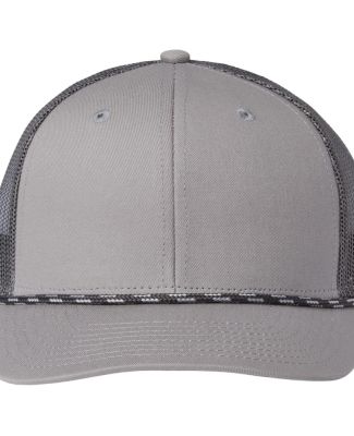 The Game Hats GB452R Everyday Rope Trucker Cap in Light grey/ charcoal