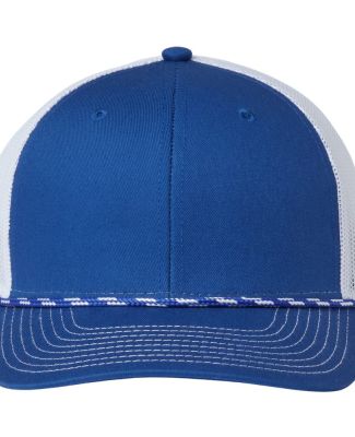 The Game Hats GB452R Everyday Rope Trucker Cap in Royal/ white