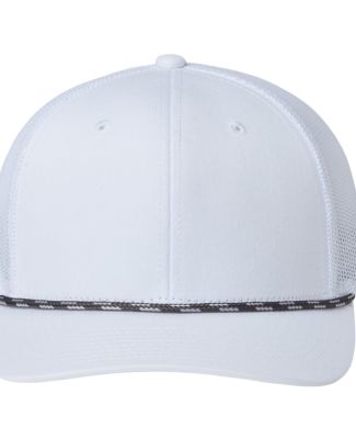 The Game Hats GB452R Everyday Rope Trucker Cap in White/ white