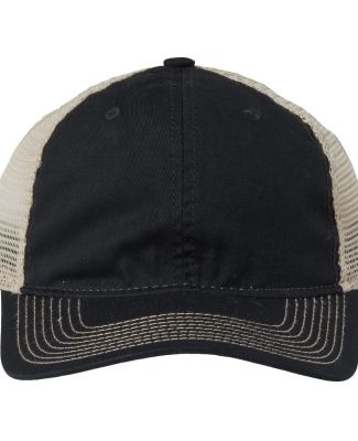 The Game Hats GB880 Soft Trucker Cap in Black/ khaki