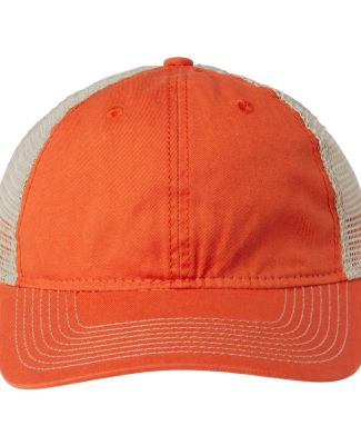 The Game Hats GB880 Soft Trucker Cap in Orange/ khaki