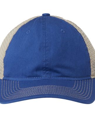 The Game Hats GB880 Soft Trucker Cap in Royal/ khaki