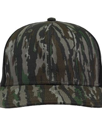The Game Hats GB452C Everyday Camo Trucker Cap in Realtree original/ black