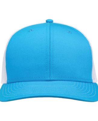 The Game Hats GB452E Everyday Trucker Cap in Aqua blue/ white