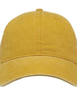 The Game Hats GB465 Pigment-Dyed Cap in Mustard yellow