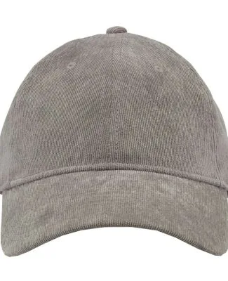 The Game Hats GB568 Relaxed Corduroy Cap in Grey