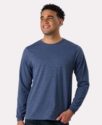 Recover EC102 Eco Long Sleeve T-Shirt in Cobalt