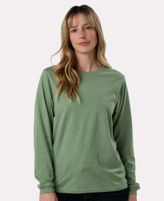 Recover EC102 Eco Long Sleeve T-Shirt in Fern