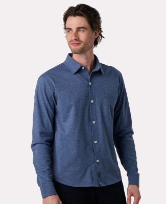 Recover EC650 Eco Button Down Shirt in Cobalt