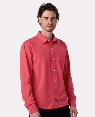 Recover EC650 Eco Button Down Shirt in Ruby