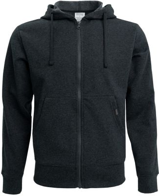 Recover RC1090 Full-Zip Hooded Sweatshirt in Charcoal