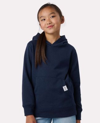 Recover RCY1093 Youth Hooded Sweatshirt in Navy