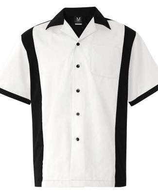 Hilton HP2243 Cruiser Bowling Shirt in White