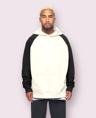 Teestyled TS14000FT  | DIAMOND HOODIES in Off-white/black sleeves
