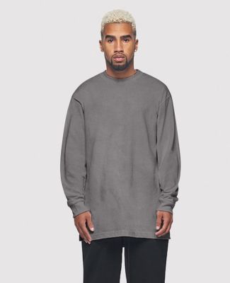 Teestyled TS9003TA  | LUXE LONG SLEEVES in Pigment dyed black