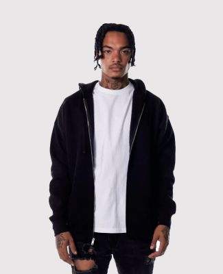 Teestyled TS9504  | HEAVYWEIGHT YKK ZIP HOODIES in Black