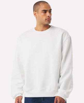 Bella+Canvas 4711 Unisex 10oz Crewneck Sweatshirt in White