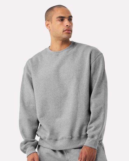 Bella+Canvas 4711 Unisex 10oz Crewneck Sweatshirt in Athletic heather