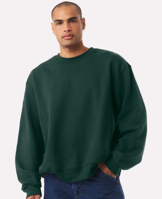 Bella+Canvas 4711 Unisex 10oz Crewneck Sweatshirt in Forest