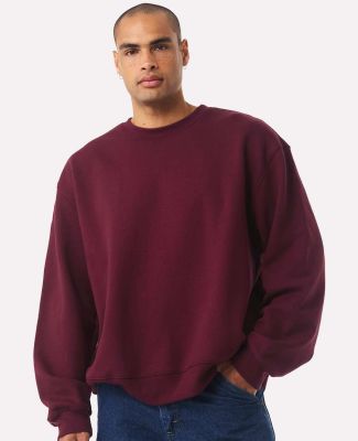 Bella+Canvas 4711 Unisex 10oz Crewneck Sweatshirt in Maroon