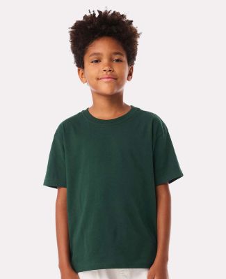 Bella+Canvas 3010Y Youth 6oz Heavyweight T-Shirt in Forest