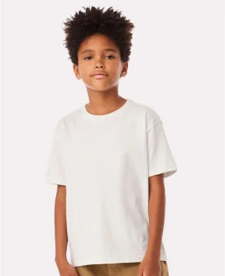 Bella+Canvas 3010Y Youth 6oz Heavyweight T-Shirt in Vintage white
