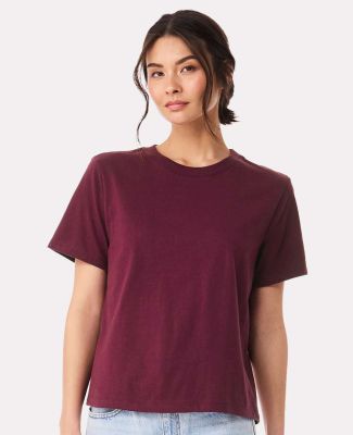 Bella+Canvas 6110 Ladies' 6oz Heavyweight T-Shirt in Maroon