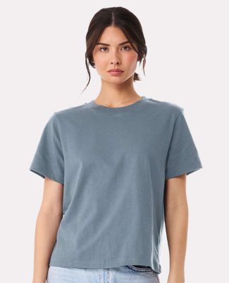 Bella+Canvas 6110 Ladies' 6oz Heavyweight T-Shirt in Vintage denim