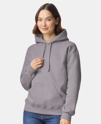 Gildan 19500 Unisex Hammer Maxweight Hooded Sweats in Gravel