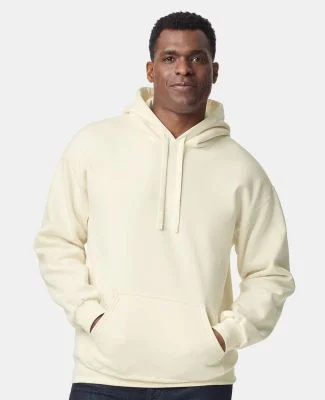 Gildan 19500 Unisex Hammer Maxweight Hooded Sweats in Off white