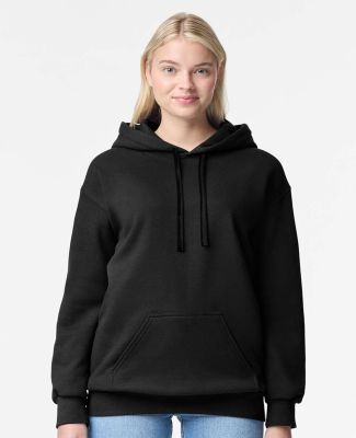 Gildan 19500 Unisex Hammer Maxweight Hooded Sweats in Pitch black