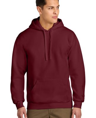 Gildan 19500 Unisex Hammer Maxweight Hooded Sweats in Garnet