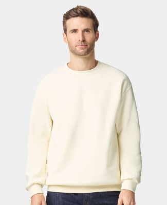 Gildan 19000 Unisex Hammer Maxweight Crewneck Swea in Off white