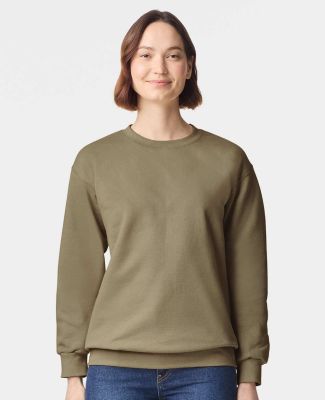 Gildan 19000 Unisex Hammer Maxweight Crewneck Swea in Olive