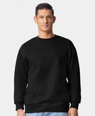 Gildan 19000 Unisex Hammer Maxweight Crewneck Swea in Pitch black