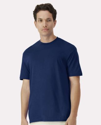 Gildan 3000 Unisex Light Cotton T-Shirt in Navy