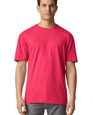 Gildan 3000 Unisex Light Cotton T-Shirt in Heather red