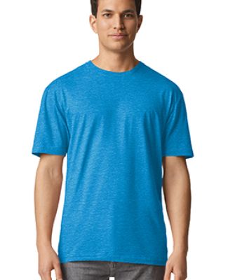 Gildan 3000 Unisex Light Cotton T-Shirt in Heather sapphire