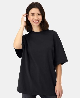 Hanes 5180R Beefy-T® Retro Street T-Shirt in Black