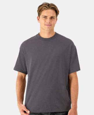 Hanes 5180R Beefy-T® Retro Street T-Shirt in Smoke grey